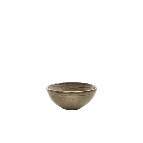 Terra Porcelain Grey Organisk Ramekin 85ml/ 3oz RAM-PGG3 by Genware color Svart