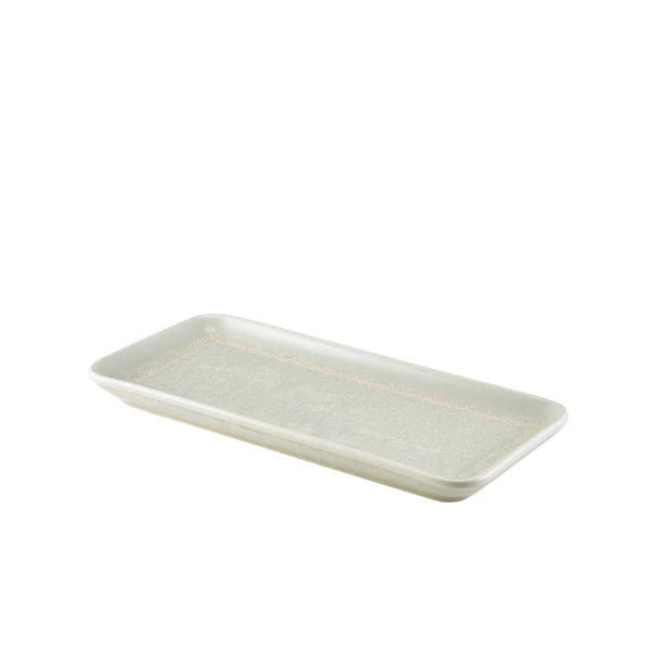 Terra Porcelain Pearl Smalt rektangulärt fat 27 x 12,5 cm NR-PPL27 by Genware color Svart