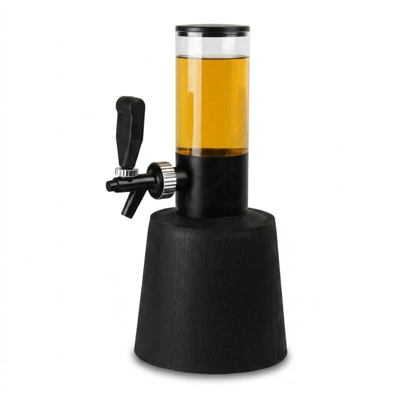 Öltorn 3 Liter i Klar Plast 9476 by Drink color Svart