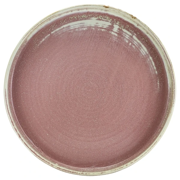 Terra Porcelain Rose Presentationstallrik 26 cm PR-PRS26 by Genware color Svart