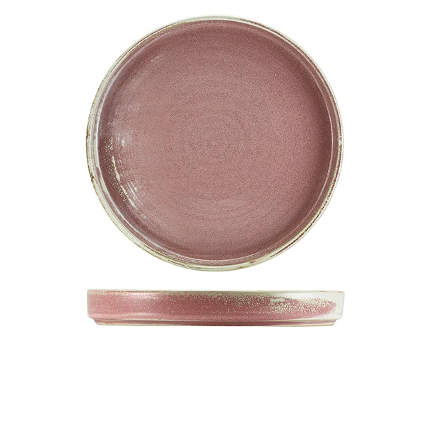 Terra Porcelain Rose Presentationstallrik 26 cm PR-PRS26 by Genware color Svart
