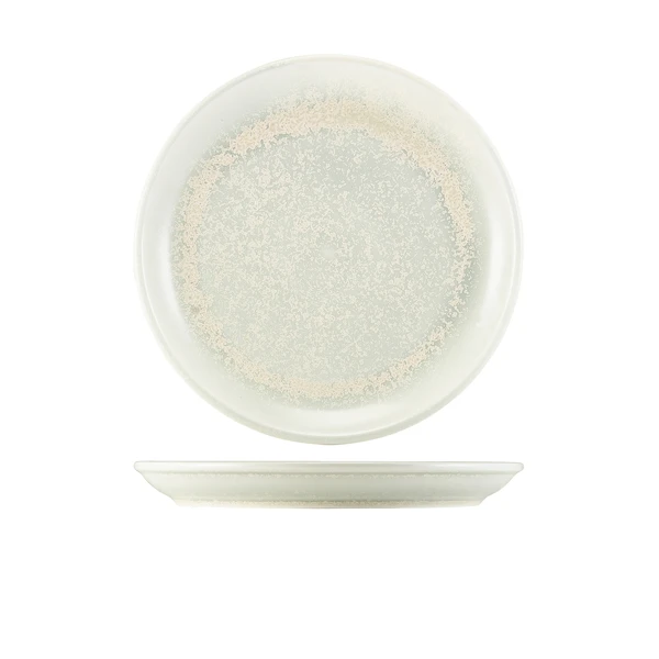Terra Porcelain Pearl Coupetallrik 24 cm CP-PPL24 by Genware color Svart
