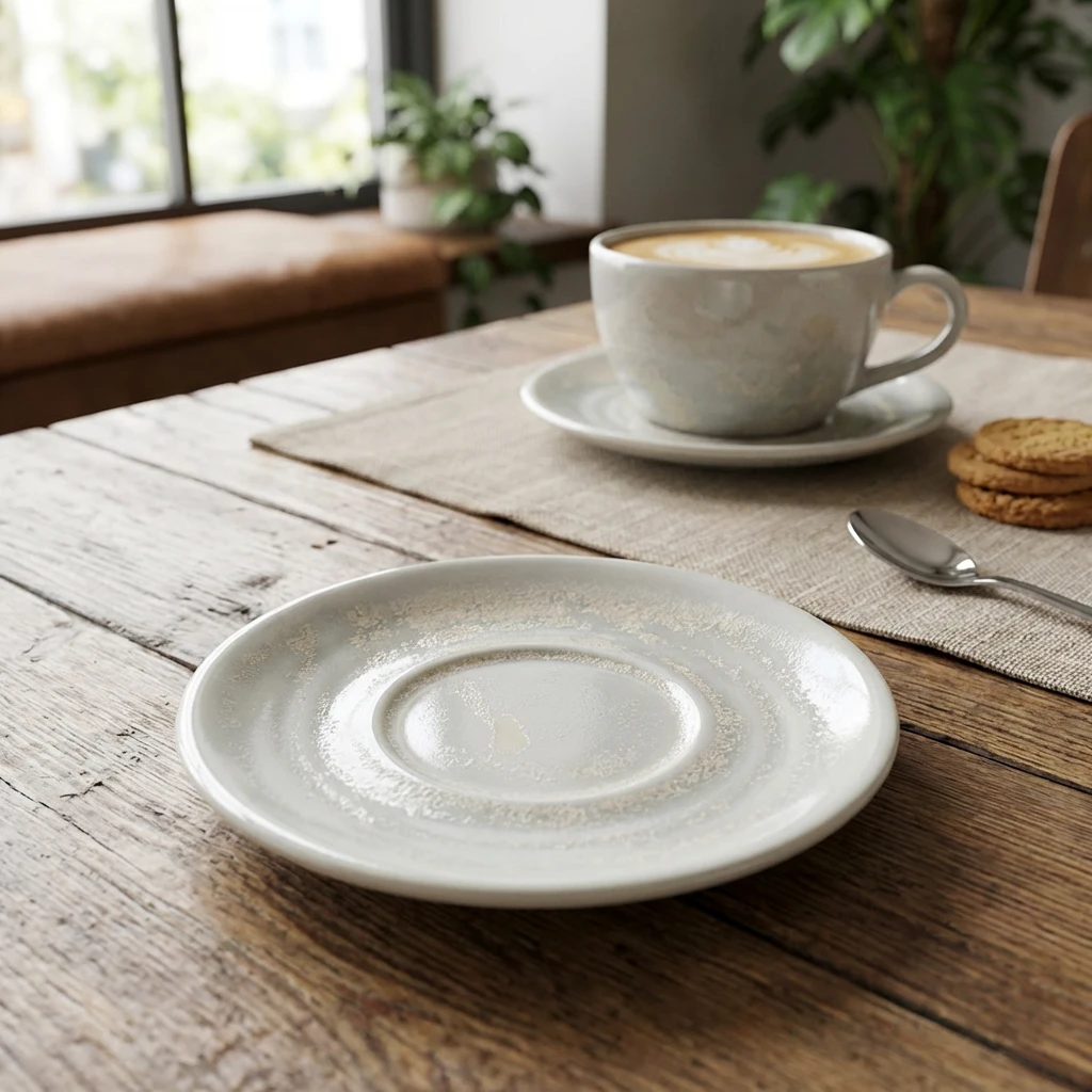 Terra Porcelain Pearl Fat 14,5 cm SCR-PPL14 by Genware color Svart