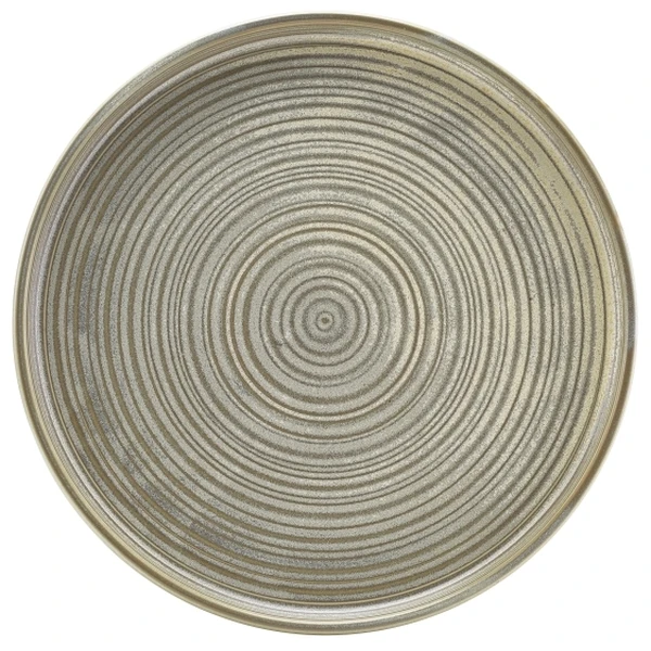 Terra Porcelain Matt Grå låg presentationsplatta 25 cm LP-PMG25 by Genware color Svart