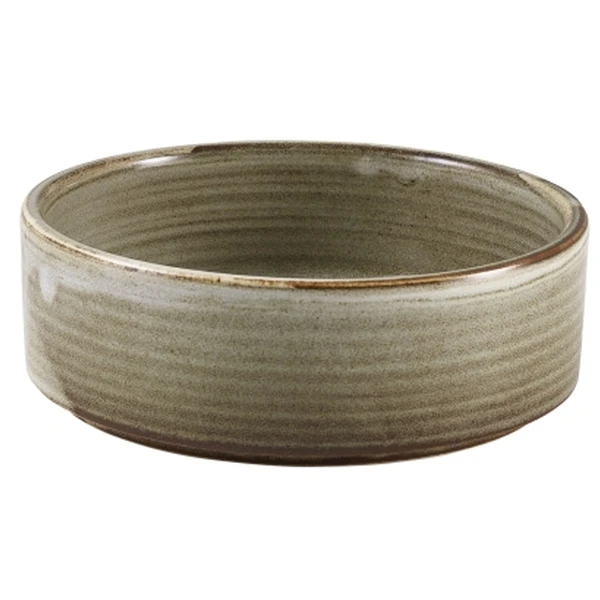 Terra Porcelain Grey Presentationsskål 13 cm PB-PG13 by Genware color Svart