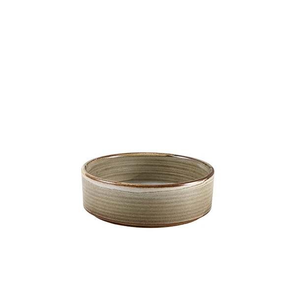 Terra Porcelain Grey Presentationsskål 13 cm PB-PG13 by Genware color Svart