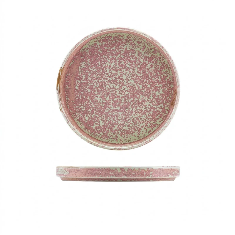 Terra Porcelain Rose Låg presentationstallrik 18 cm LP-PRS18 by Genware color Svart