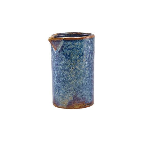 Terra Porcelain Aqua Blå kanna med raka sidor 10 cl / 3,5 oz SJ-PBL10 by Genware color Svart