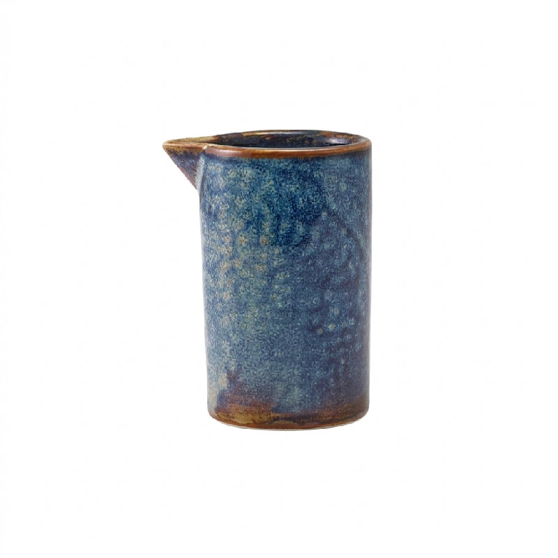 Terra Porcelain Aqua Blå kanna med raka sidor 10 cl / 3,5 oz SJ-PBL10 by Genware color Svart