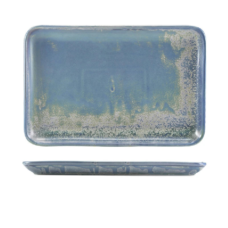 Terra Porcelain Seafoam Rektangulärt fat 30 x 20 cm NR-PSF32 by Genware color Svart
