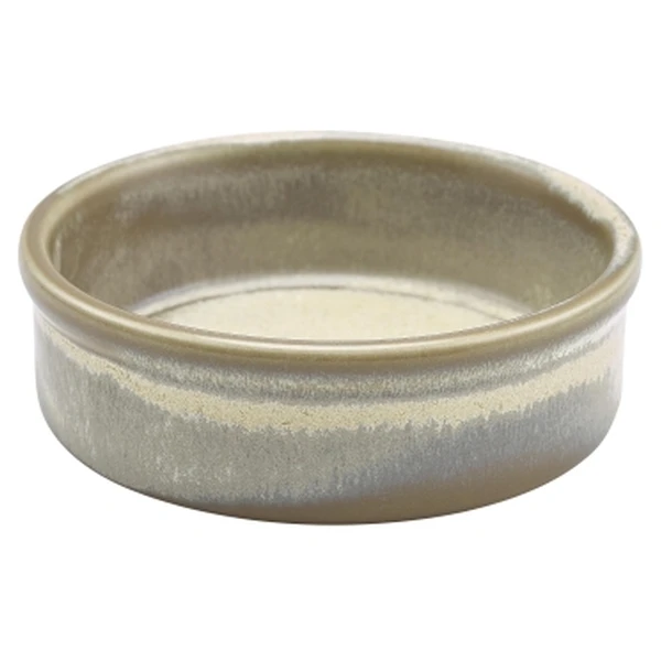 Terra Porcelain Matt Grå tapasfat 10 cm TD-PMG10 by Genware color Svart