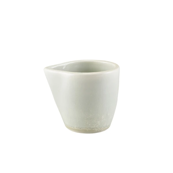 Terra Porcelain Pearl Kanna 9 cl / 3 oz JUG-PPL9 by Genware color Svart