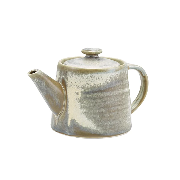 Terra Porcelain Matt Grå tekanna 50 cl / 17,6 oz TP-PMG50 by Genware color Svart