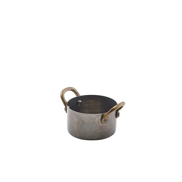 GenWare Vintage Steel Mini-gratängform 7,8 x 4,5 cm SCD8V by Genware color Svart