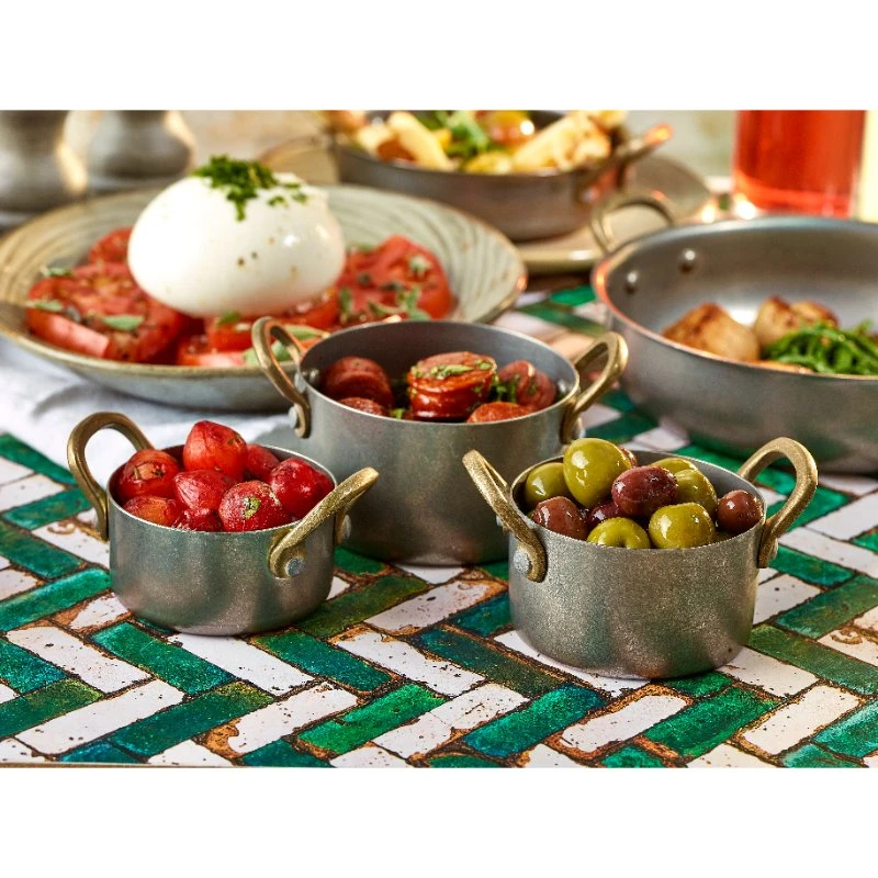 GenWare Vintage Steel Mini-gratängform 7,8 x 4,5 cm SCD8V by Genware color Svart
