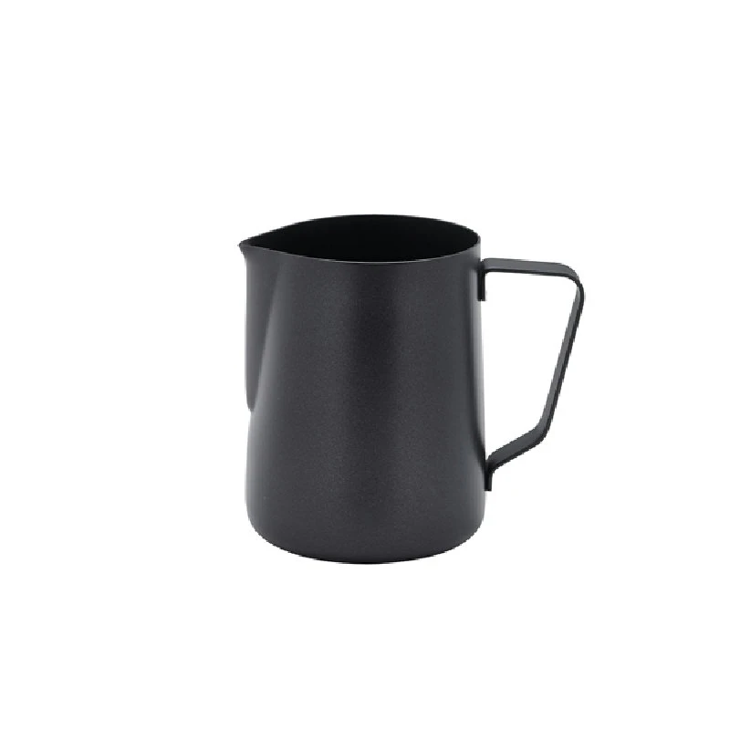 Non-stick svart mjölkkanna 600 ml/20 oz MJ20BK by Genware color Svart