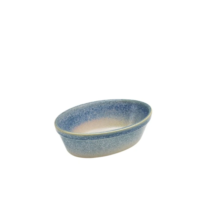 Forge Coast Stoneware oval pajform 16 cm CT-PD16C by Genware color Svart