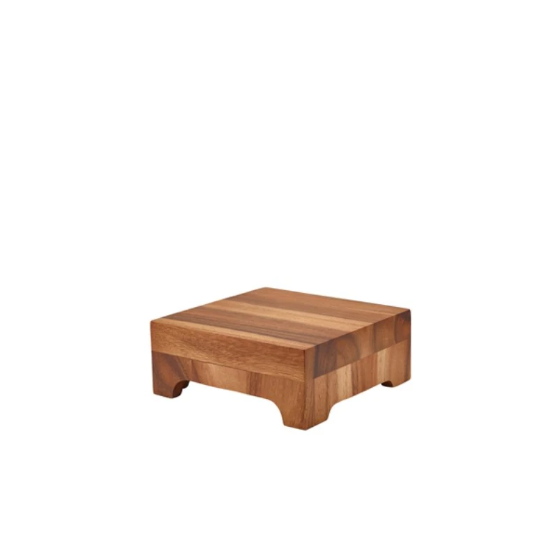 GenWare Acacia Wood Displayblock 25 x 10 cm RSR-WBB2510 by Genware color Svart