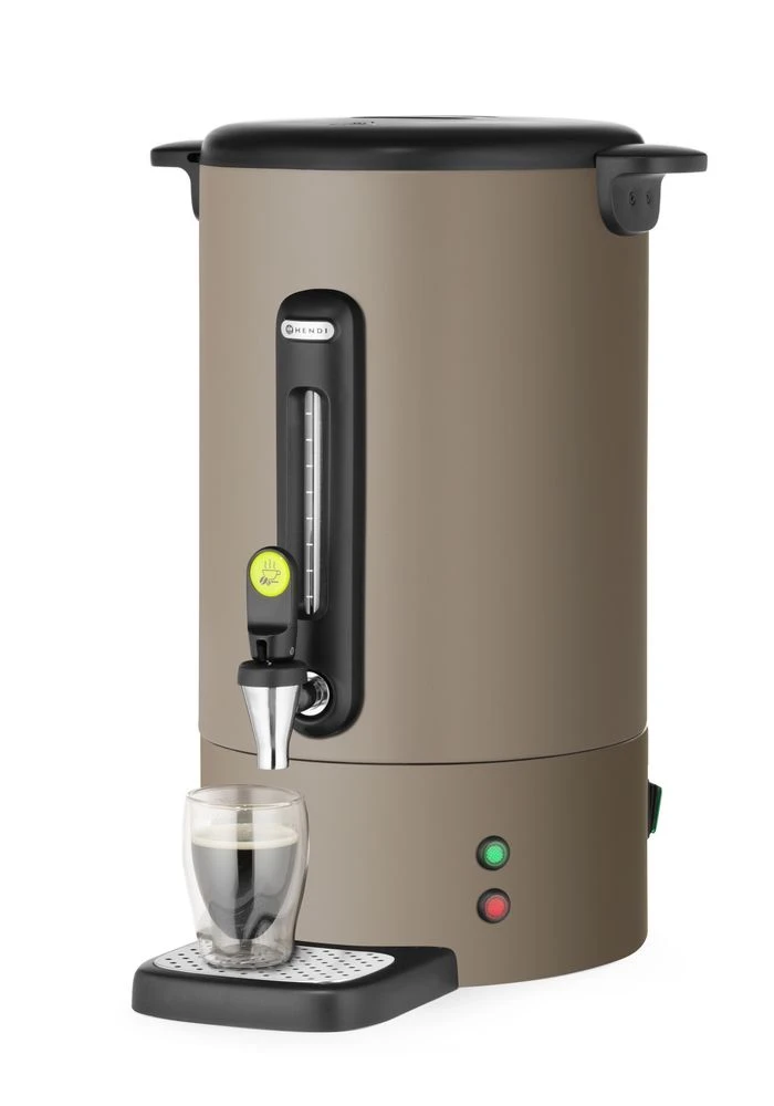 Hendi UNIQ Perkolator Kaffebryggare Taupe 14L 211588 by Hendi color Svart