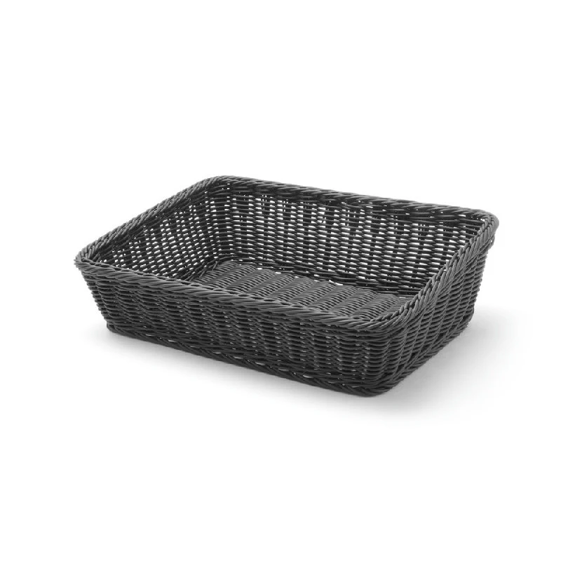 Hendi Brödkorg Lutande Plast Svart 40x30 cm 426678 by Hendi color Svart