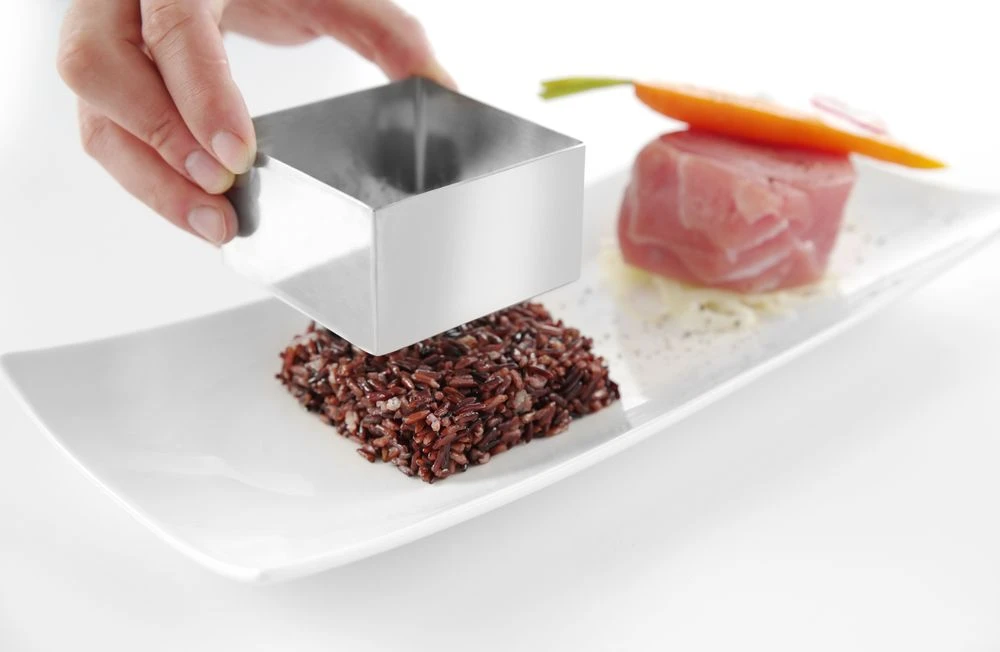 Hendi Serveringsring Metall 81x81x(h)45 mm 512173 by Hendi color Svart