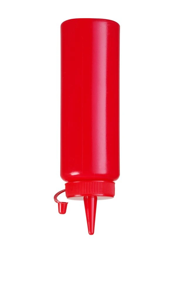 Hendi Dressingflaska Röd Plast 200ml 558010 by Hendi color Svart