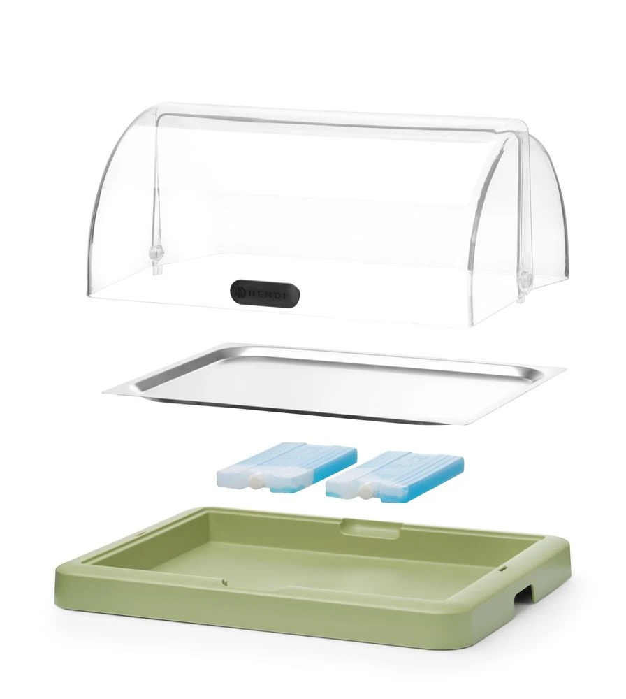 Hendi Roll Top Kyldisplay Duo UNIQ Grön 871966 by Hendi color Svart