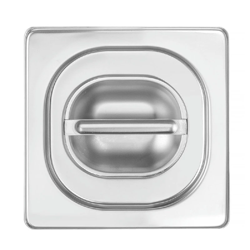 Hendi GN-lock med silikonmembran rostfritt stål GN 1/6 802656 by Hendi color Svart