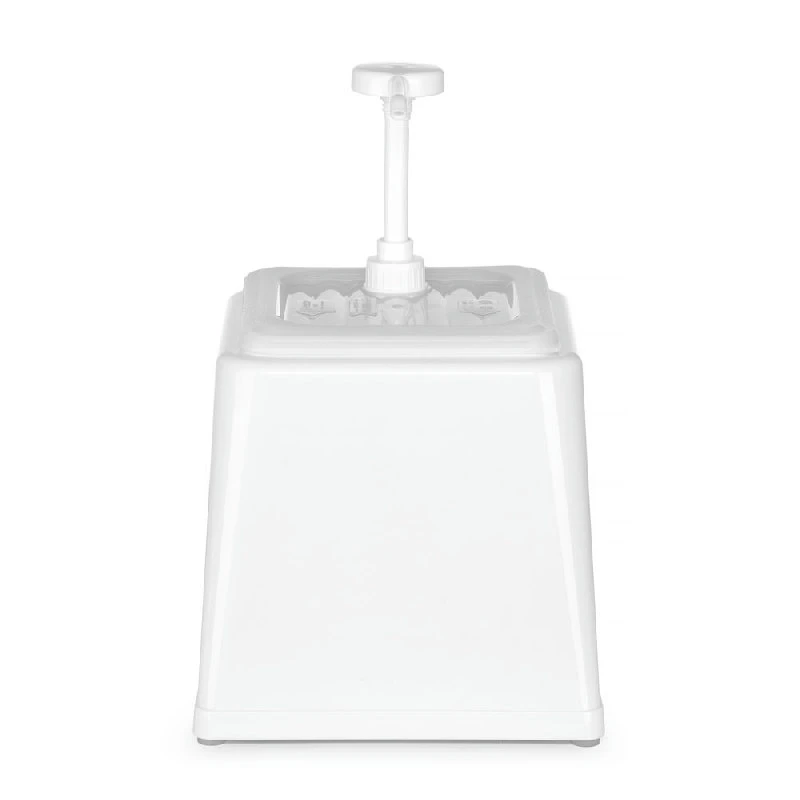 Hendi Såsdispenser med pump Vit Plast 203545 by Hendi color Svart