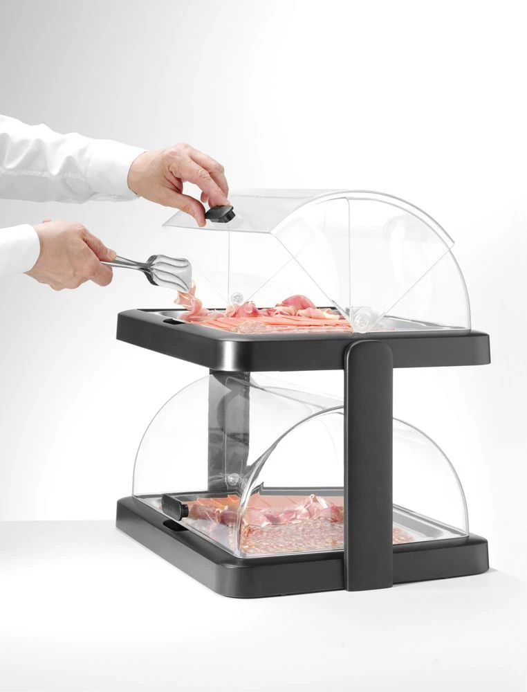 Hendi UNIQ Duo Kyldisplay Rolltop Svart 871812 by Hendi color Svart