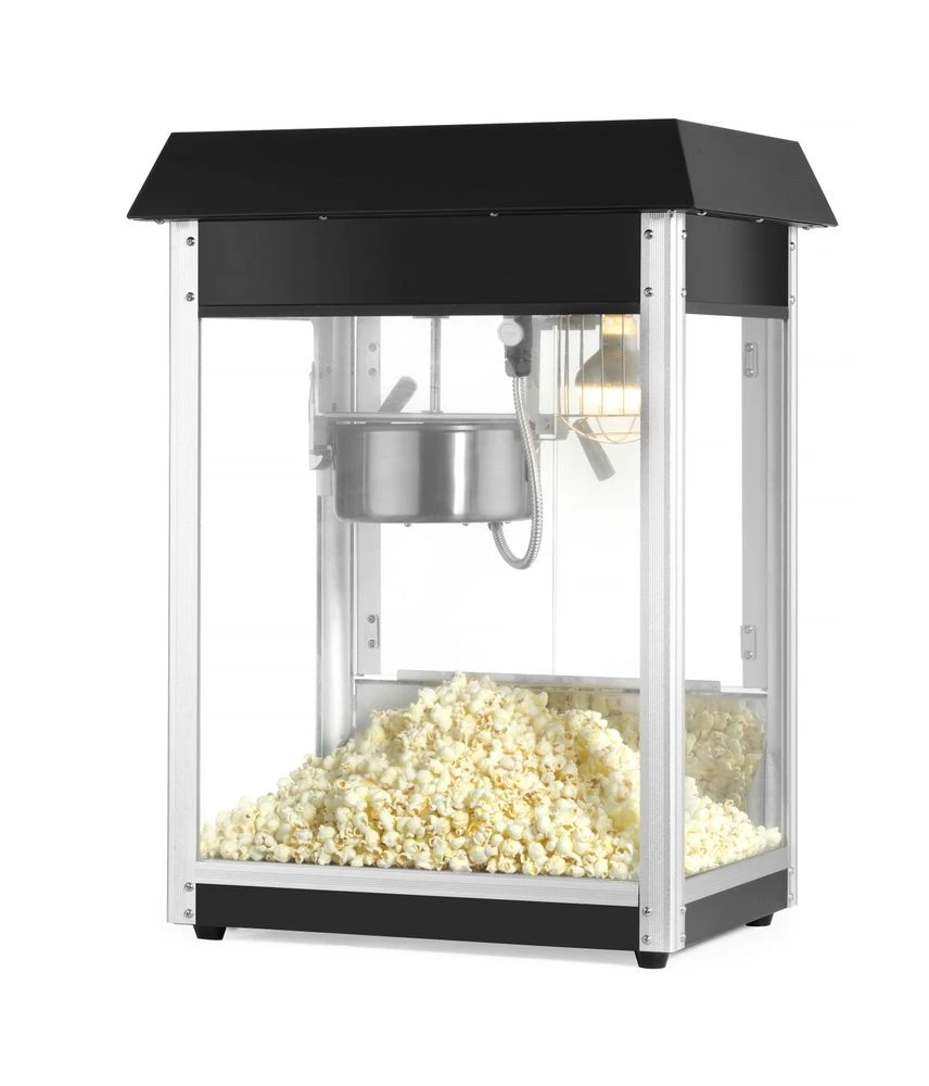 Hendi Popcornmaskin Svart Metall och Glas 282762 by Hendi color Svart