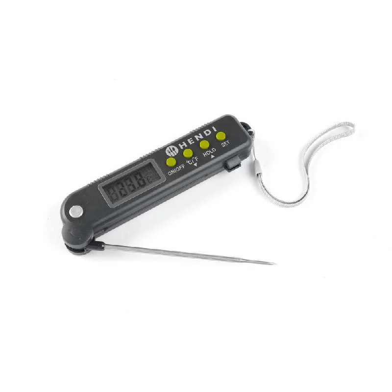 Hendi Stektermometer med fällbar sond 1 st 271308 by Hendi color Svart