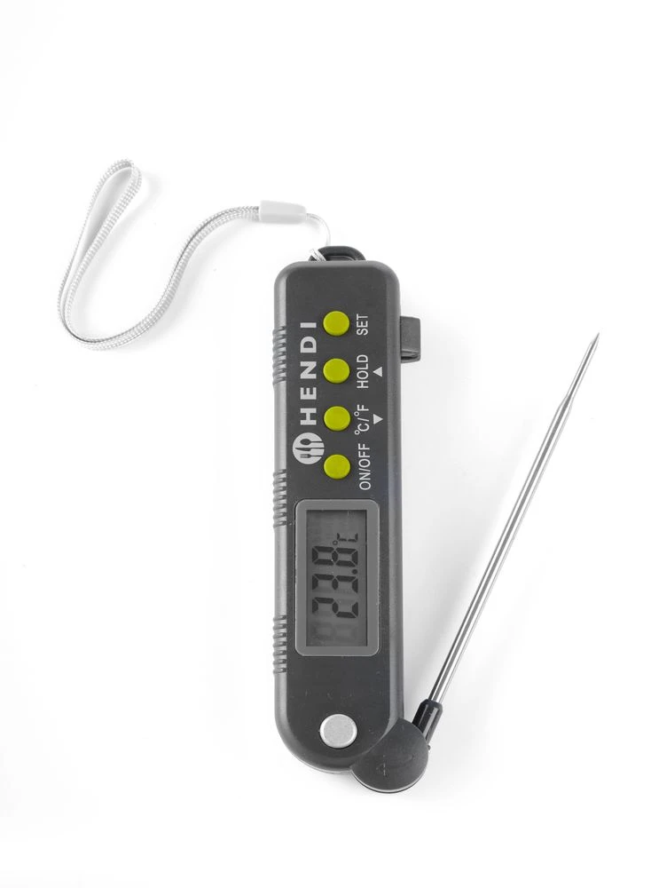 Hendi Stektermometer med fällbar sond 1 st 271308 by Hendi color Svart