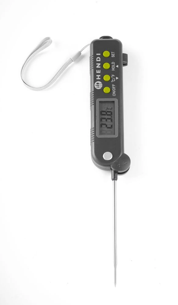 Hendi Stektermometer med fällbar sond 1 st 271308 by Hendi color Svart