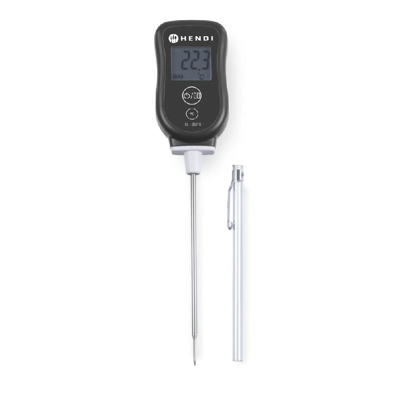 Hendi Digitaltermometer med snabbvisning för matlagning 271230 by Hendi color Svart
