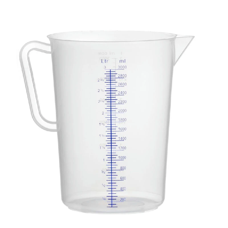 Hendi Måttbägare Polypropen 3L 567401 by Hendi color Svart