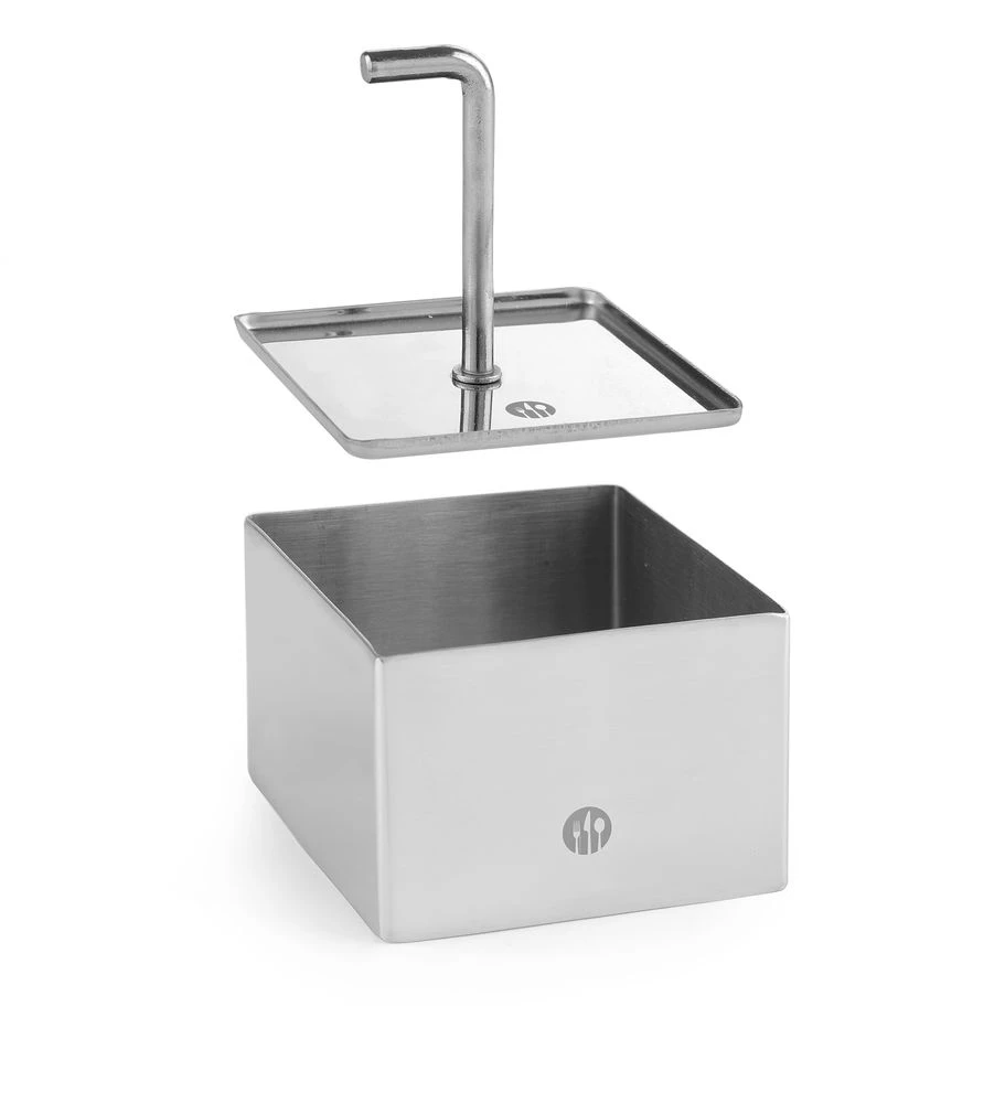 Hendi Uppläggningsring Metall 67x67x(h)45 mm 512166 by Hendi color Svart