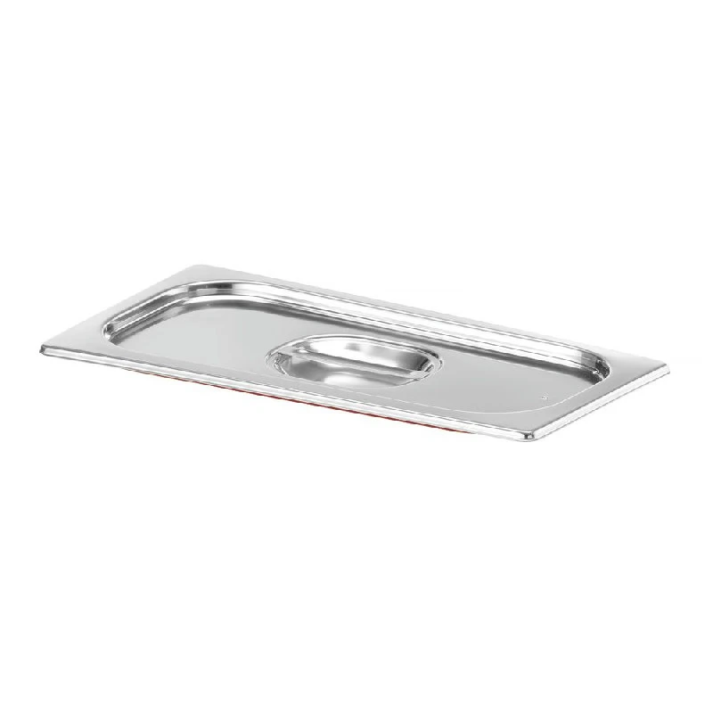 Hendi GN-lock med Silikonkant Lufttätt 1/3 Rostfritt Stål 802632 by Hendi color Svart