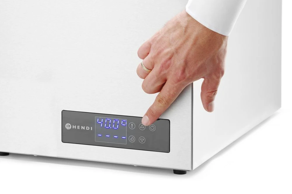 Hendi Sous Vide-behållare GN 2/3 metall 225264 by Hendi color Svart