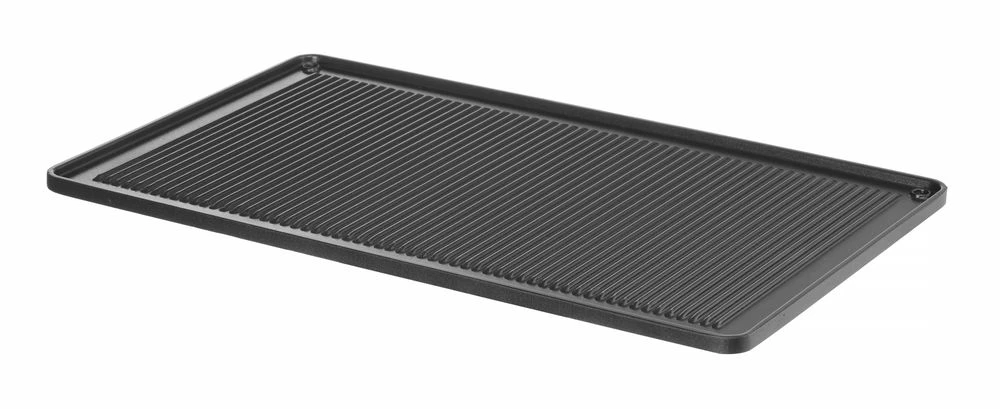 Hendi Grillplåt för Ugn Räfflad GN 1/1 Aluminium 808825 by Hendi color Svart