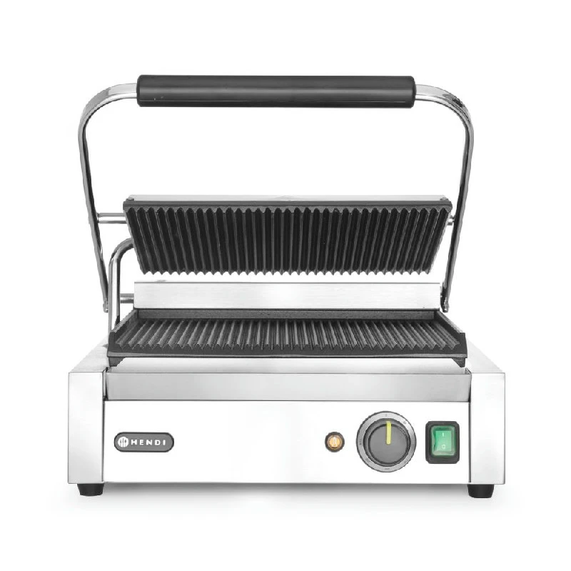 Hendi Panini kontaktgrill stål 1 st 263655 by Hendi color Svart