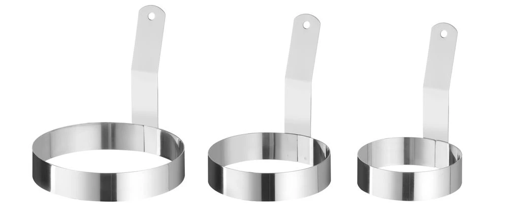 Hendi Äggring med handtag i metall 1 st 512074 by Hendi color Svart