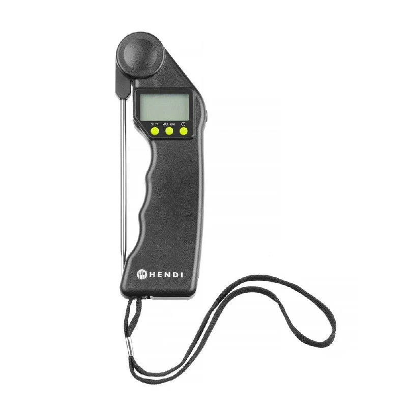 Hendi digital termometer med fällbar sond Svart 271315 by Hendi color Svart