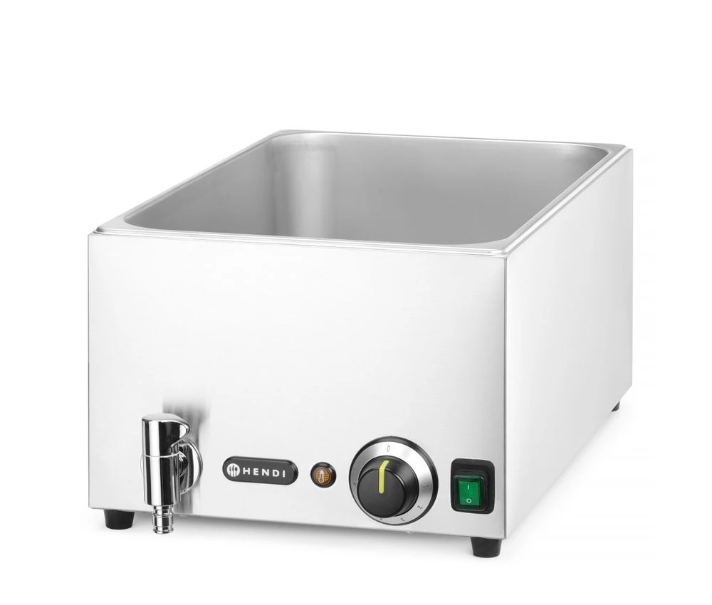 Hendi Bain-Marie Ranger med Avtappningskran 238912 by Hendi color Svart