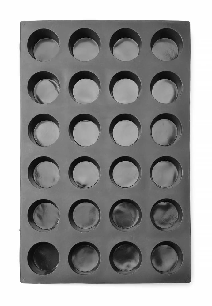Hendi Silikonform Muffin 1 st 677223 by Hendi color Svart
