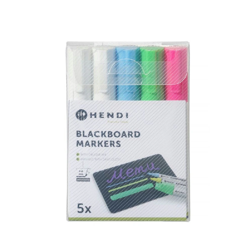 Hendi Tavelkrita Marker 6 mm fin spets 664216 by Hendi color Svart