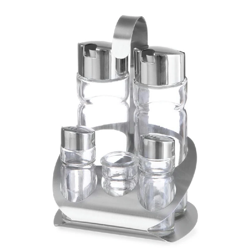 Hendi Menageset Salt & Peppar i metall 465363 by Hendi color Svart