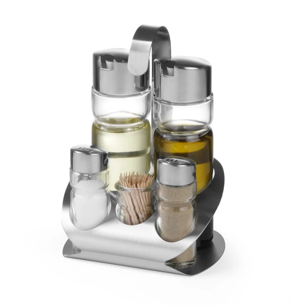 Hendi Menageset Salt & Peppar i metall 465363 by Hendi color Svart