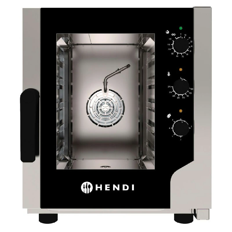 Hendi Snack Konvektionsugn med ånga 5x GN 2/3 219911 by Hendi color Svart