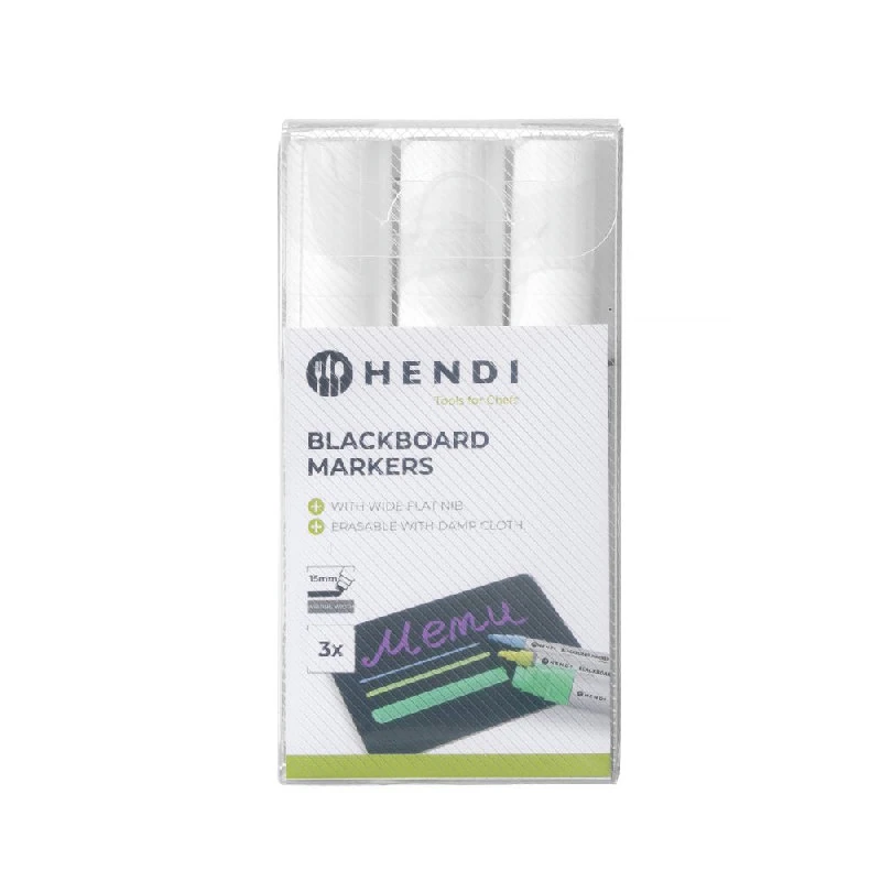Hendi Kritpenna 15 mm bred spets 664223 by Hendi color Svart